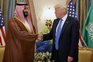 Trump y Bin Salman (imagen de archivo)