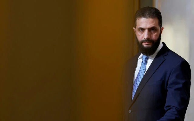 Ahmad al-Sharaa, presidente de Siria