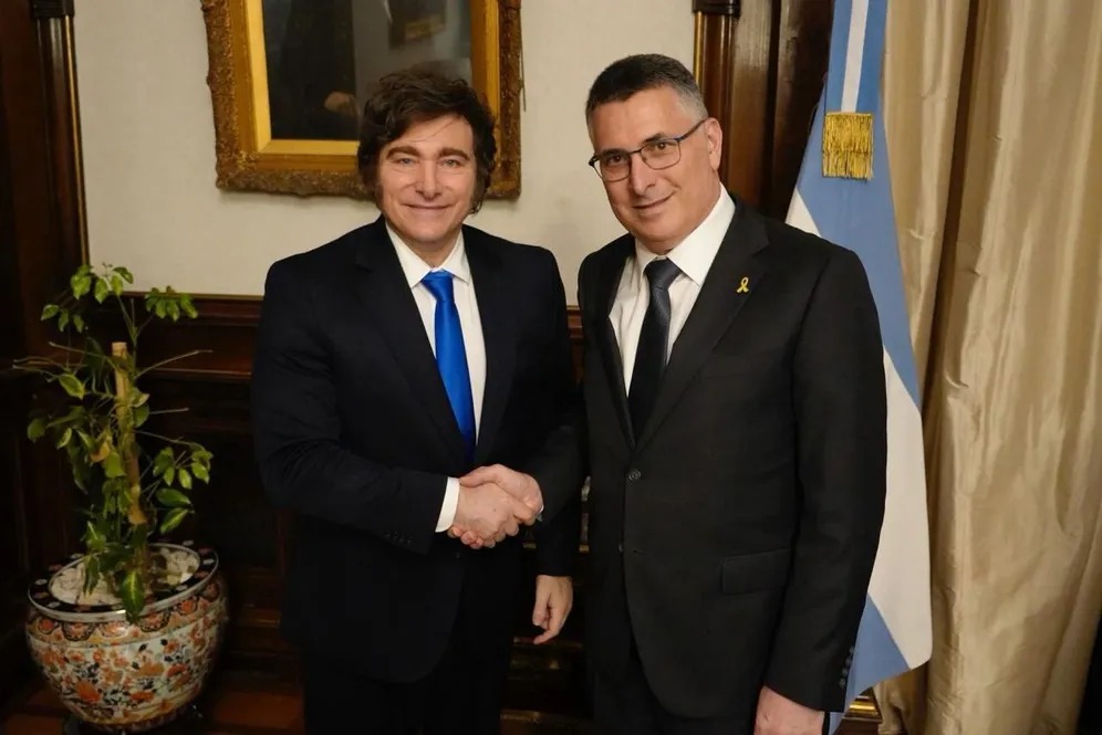 Visita del ministro de Asuntos Exteriores de Israel, Gideon Sa’ar, a la Argentina.