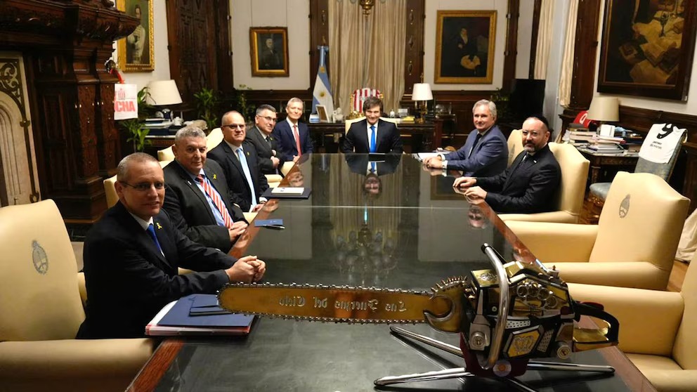 Visita del ministro de Asuntos Exteriores de Israel, Gideon Sa’ar, a la Argentina.